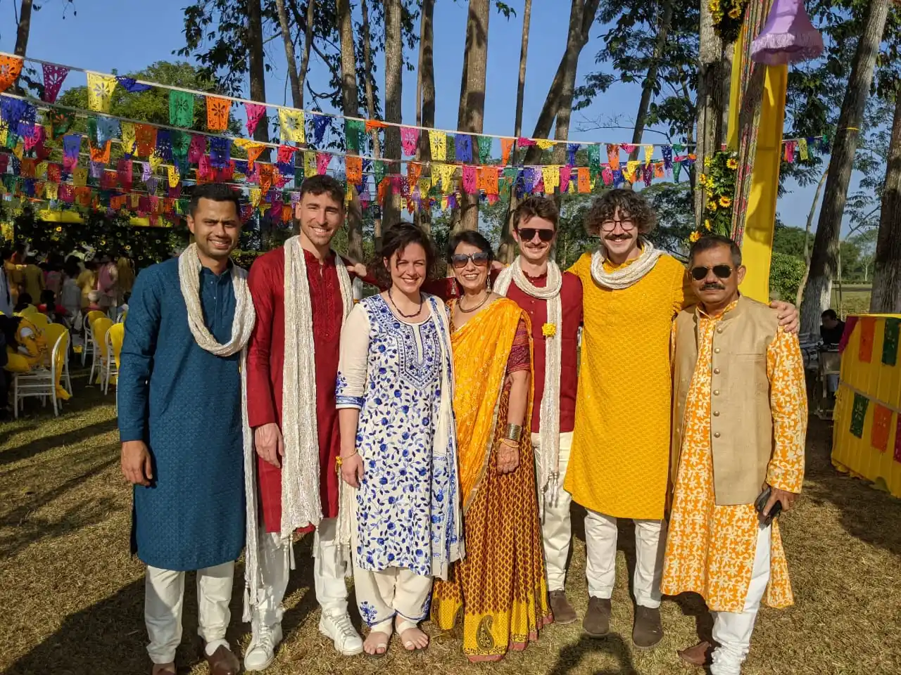 La cérémonie de Haldi (de purification)