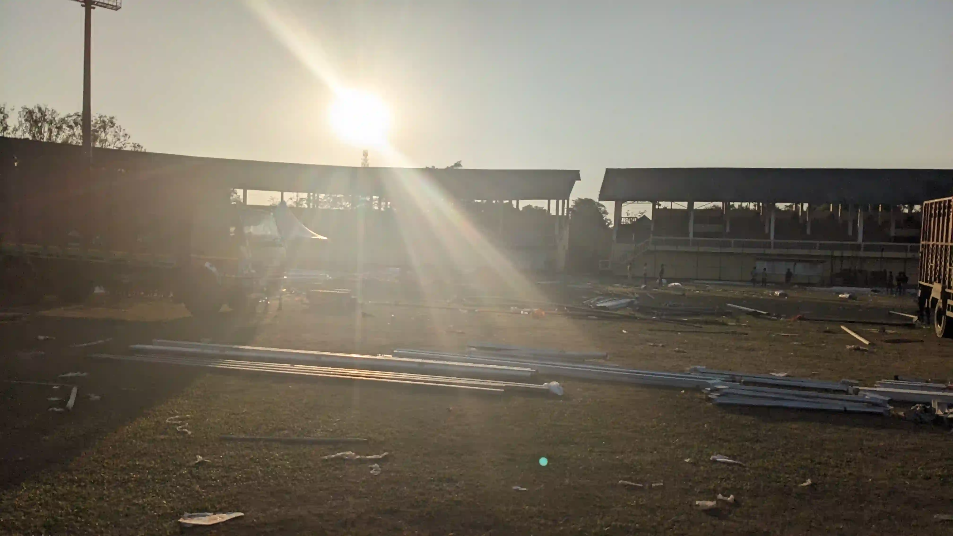 Le stade de Jorhat