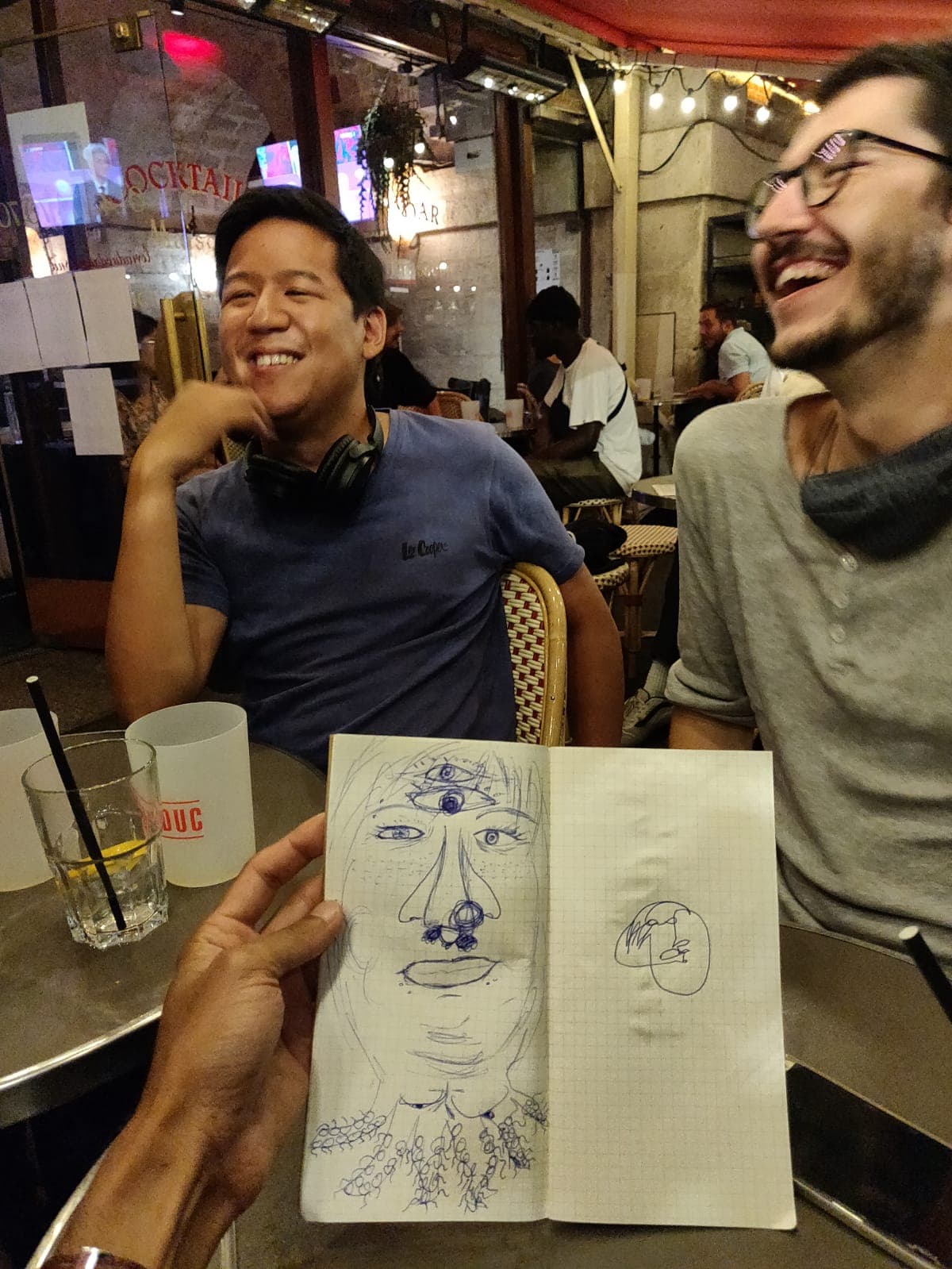 Alex and Bryan at Le Viaduc ~ 2020