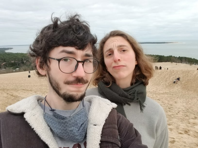Me and Julie at Dune du Pilat ~ 2020
