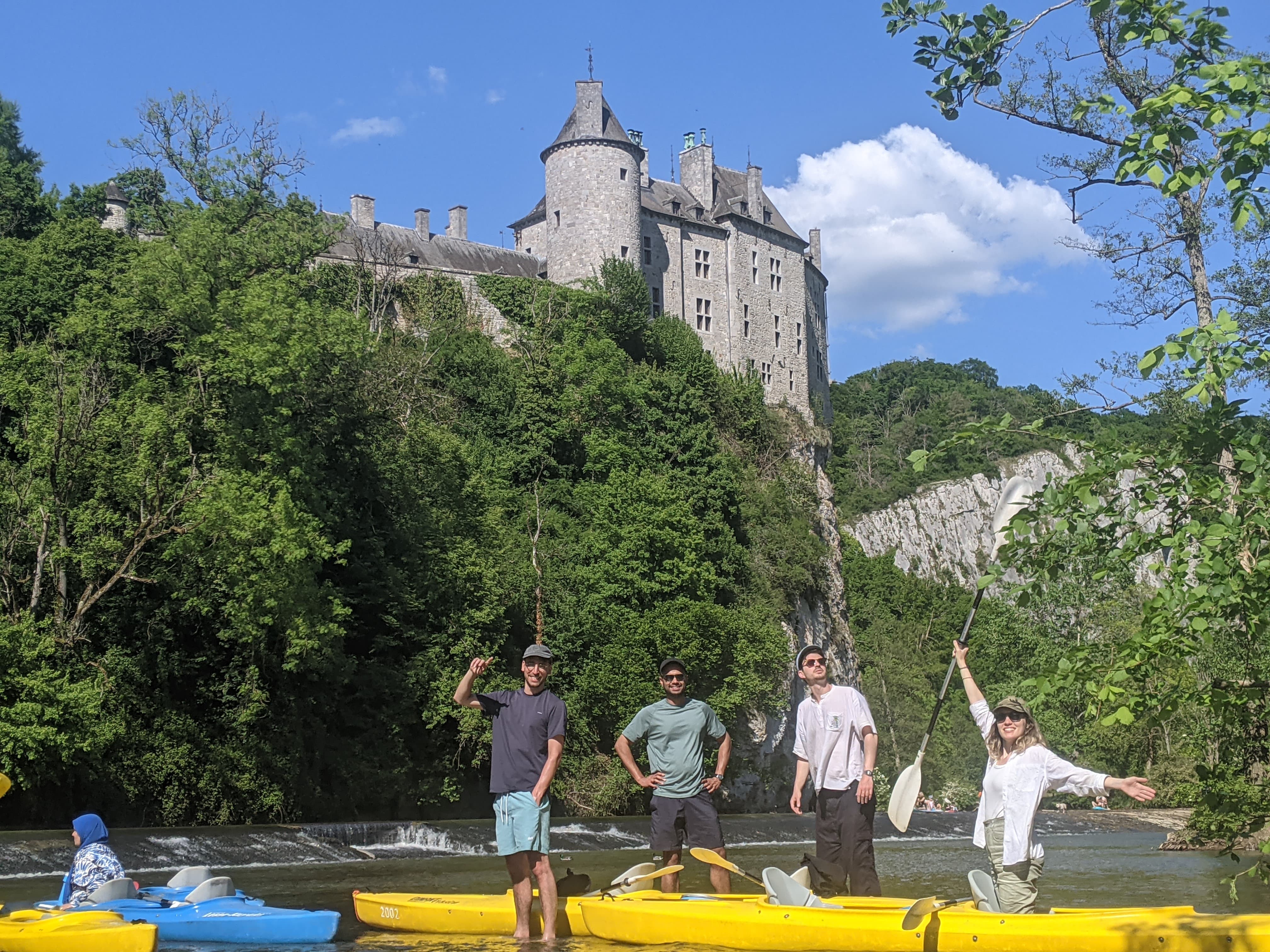 Kayaking on La Lesse river in the Ardennes ~ 2025