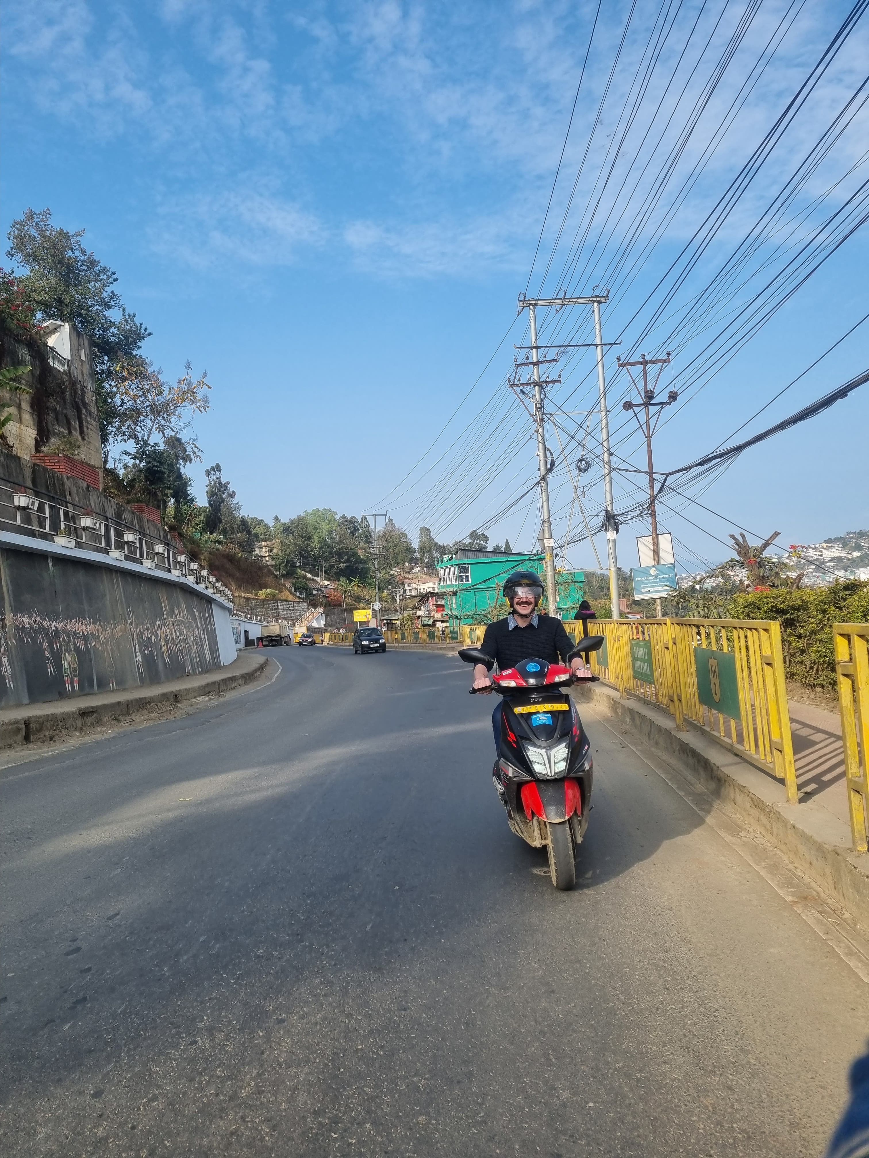 Learned to ride a scooty ~ 2024